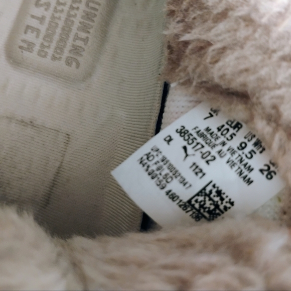 Puma RS-X Cuddle Sneakers 9.5 Faux Fur Pastel Pink - Picture 10 of 12